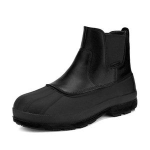 NORTIV 8 Men's Warm Snow Boots Waterproof Rugged Outdoor Winter Chelsea Boots US